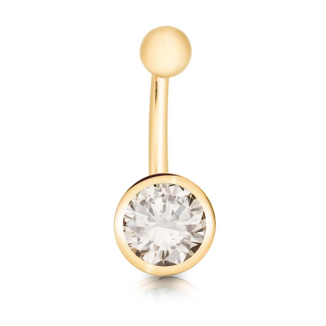 Diamant 0,91 ct. in Gelbgold