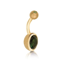 Laden Sie das Bild in den Galerie-Viewer, Turmalin mit Brillant in Rosegold