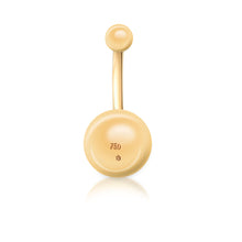 Laden Sie das Bild in den Galerie-Viewer, Rhodolith mit Brillant (10 mm Stab) in Rosegold