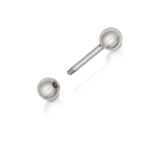 Platin-Barbell Klein mit 8 mm Stab