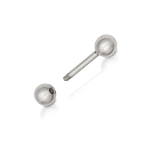 Platin-Barbell Klein mit 10 mm Stab