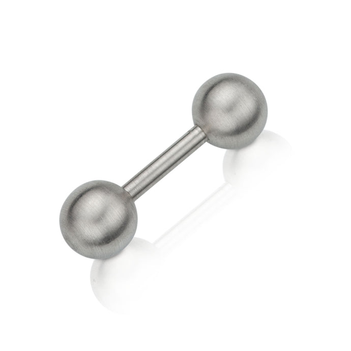 Platin-Barbell Mittel mit 8 mm Stab