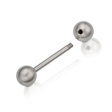 Laden Sie das Bild in den Galerie-Viewer, Platin-Barbell Mittel mit 10 mm Stab