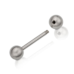 Platin-Barbell Mittel mit 12 mm Stab