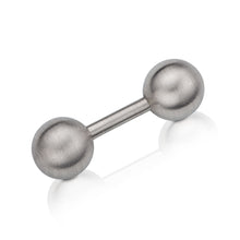 Laden Sie das Bild in den Galerie-Viewer, Platin-Barbell Groß mit 8 mm Stab