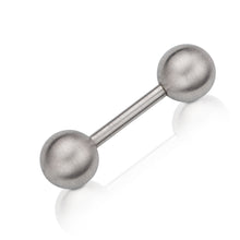 Laden Sie das Bild in den Galerie-Viewer, Platin-Barbell Groß mit 12 mm Stab